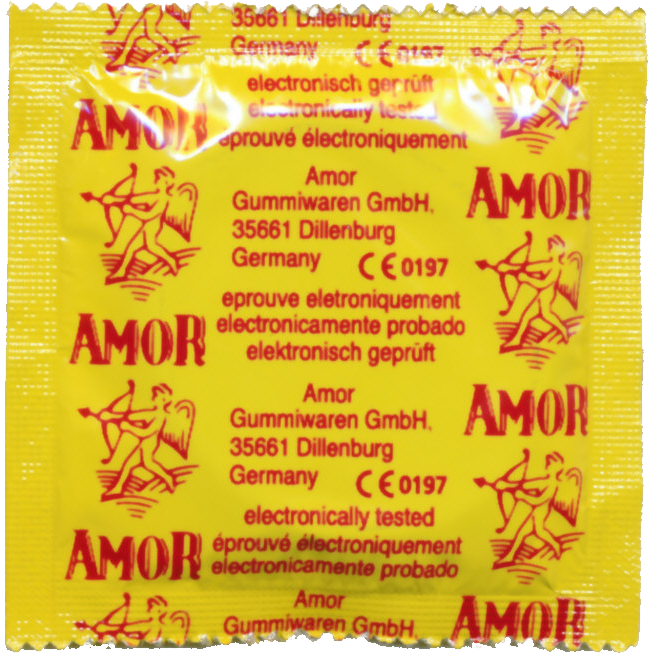 Amor «Strong» 12 extra strong condoms for safer anal sex
