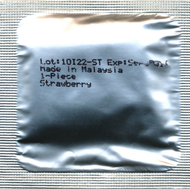 MedIntim «Oral Safe Erdbeer» Latexschutztuch mit Erdbeeraroma 8er-Pack