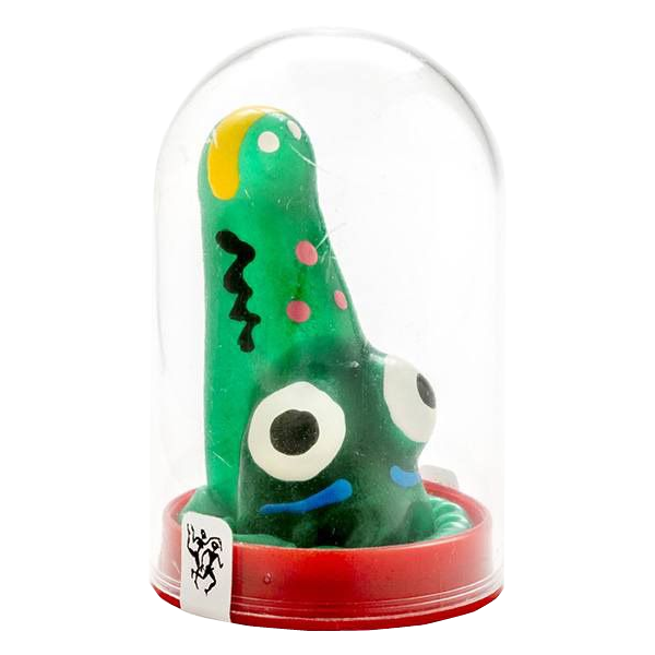 Novelty condom with figure «Crocodile» 1 piece, hand painted