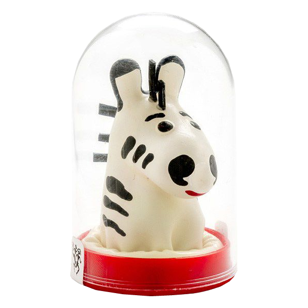 Novelty condom with figure «Zebra» 1 piece, hand painted