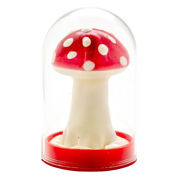 Novelty condom mit figure «Mushroom» 1 piece, hand painted