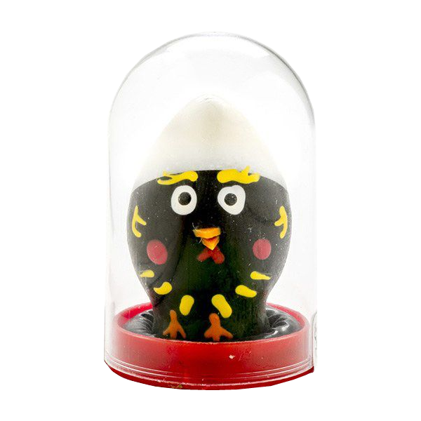 Novelty condom with figure «Fledgling» 1 piece, hand painted