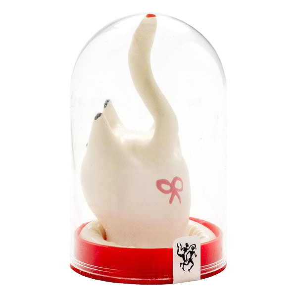 Novelty condom with figure «Swan» 1 piece, hand painted