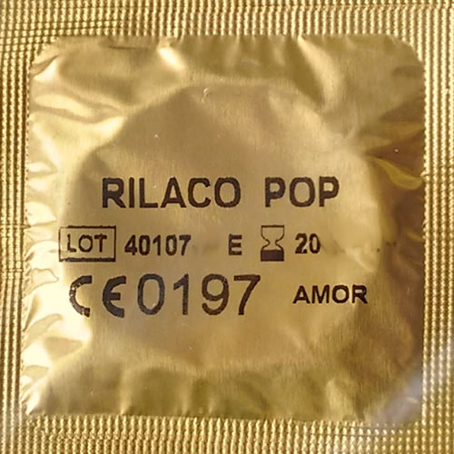 Rilaco «Pop» Nature, 1000 lubricated condoms with reservoir - for safe intercourse