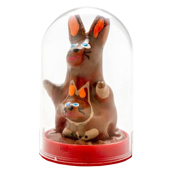 Novelty condom with figure «Kangaroo» 1 piece, hand painted