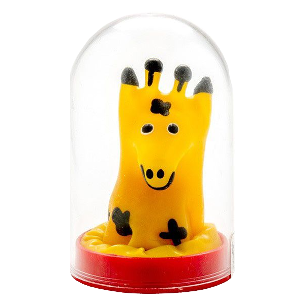 Novelty condom with figure «Giraffe» 1 piece, hand painted