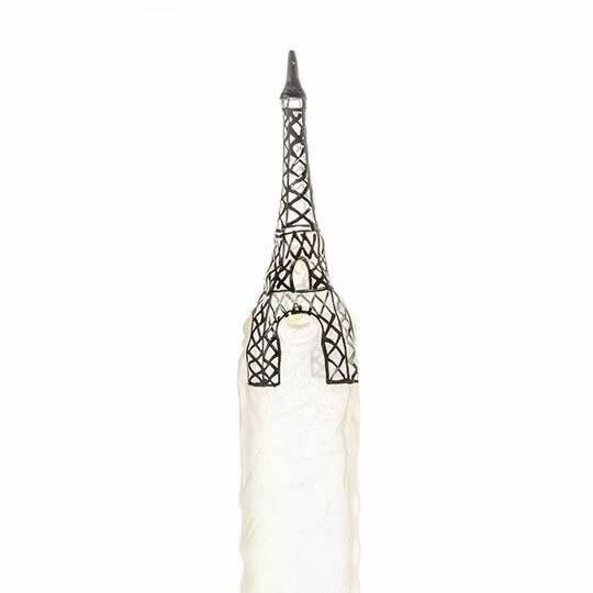 XL-Scherzkondom mit Figur «Eiffelturm» 1 Stück, handbemalt