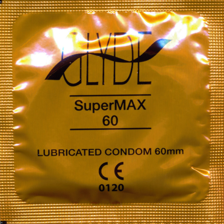 Glyde Ultra «Supermax» 10 king size condoms, certified with the Vegan Flower