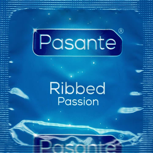 Pasante «Passion» (double pack) 2x12 ribbed condoms for the especially intense orgasm