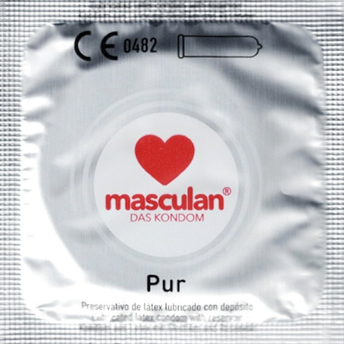 Masculan «Pur» (superfine) 3 kristallklare, superdünne Kondome