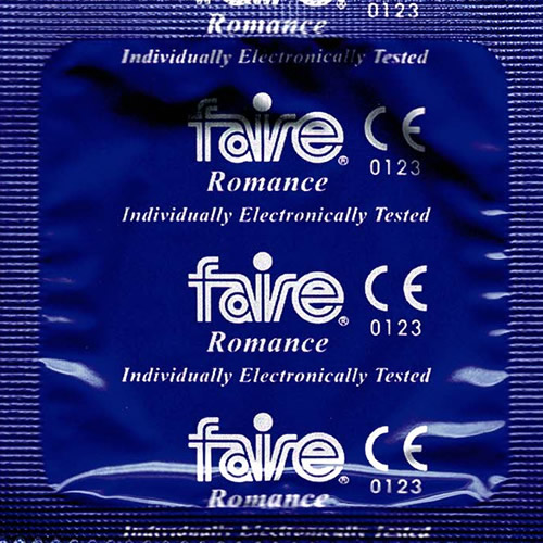 Faire «Romance» 144 einfache, feuchte Kondome in der Großpackung