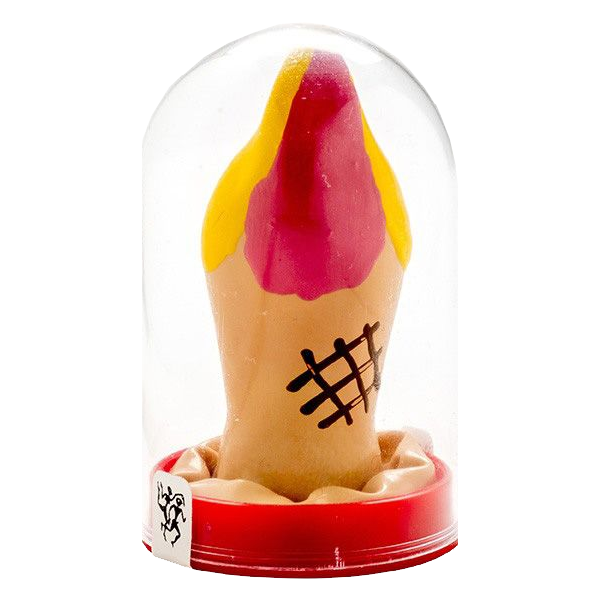 Novelty condom with figure «Ice cream» 1 piece, hand painted