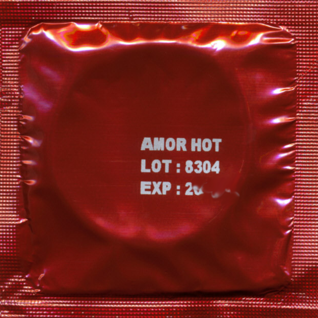 Amor «Hot Moments» 100 heiße Kondome für ein erregendes Erlebnis, Maxipack