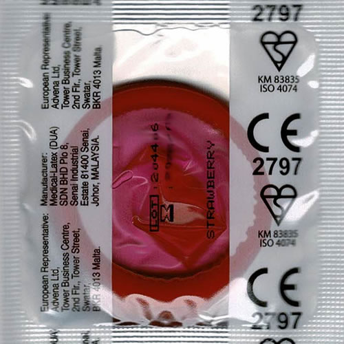 Pasante «Taste» (Flavours) 3 aromatisch-bunte Kondome mit drei inspirierenden Aromen