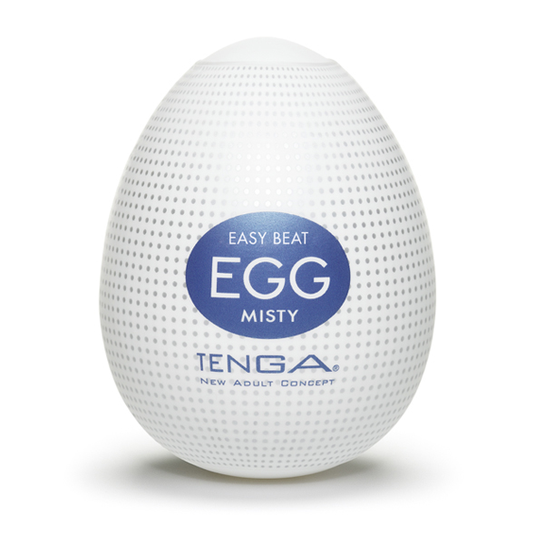 Tenga Egg «Misty» hard boiled, disposable masturbator with stimulating structure (small dots)
