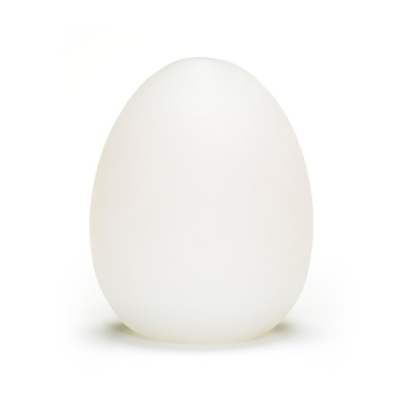 Tenga Egg «Thunder» hard boiled, disposable masturbator with stimulating structure (jagged ribs)