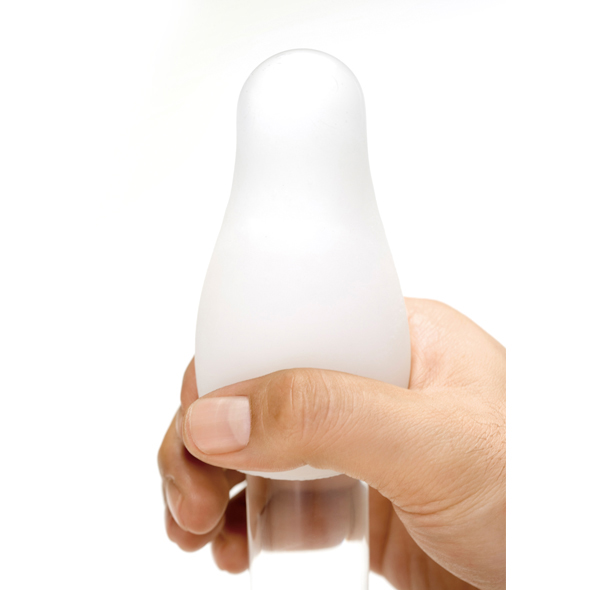 Tenga Egg «Thunder» hard boiled, disposable masturbator with stimulating structure (jagged ribs)