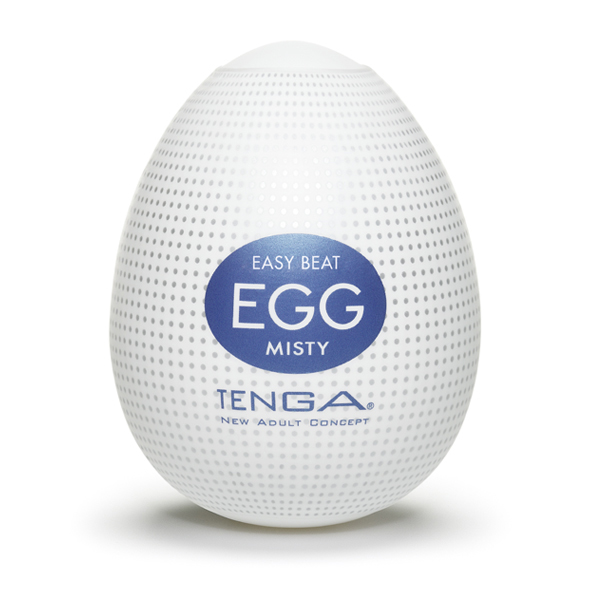 Tenga Egg Sixpack «Misty» hard boiled, 6 disposable masturbators with stimulating structure (small dots)