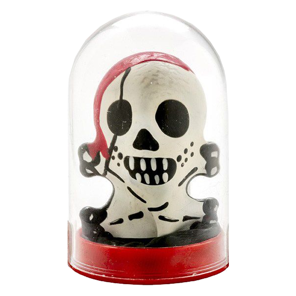 Novelty condom with figure «Pirate» 1 piece, hand painted