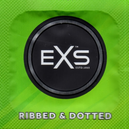 EXS Vorratsbeutel «Ribbed & Dotted» 100 Kondome