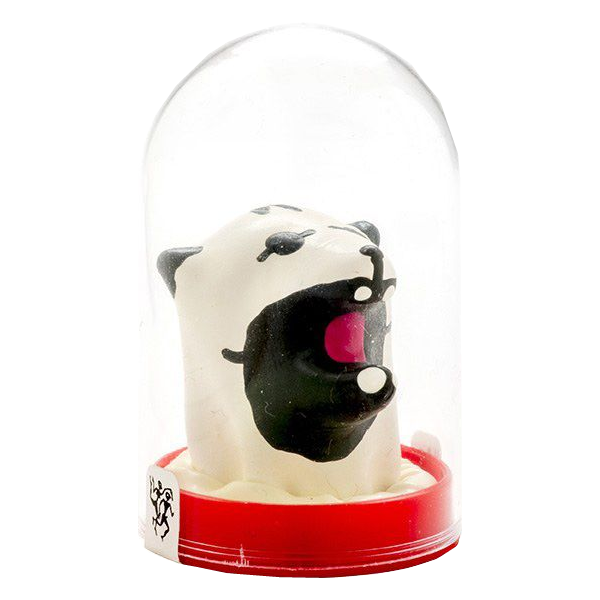 Novelty condom with figure «Polar Bear» 1 piece, hand painted