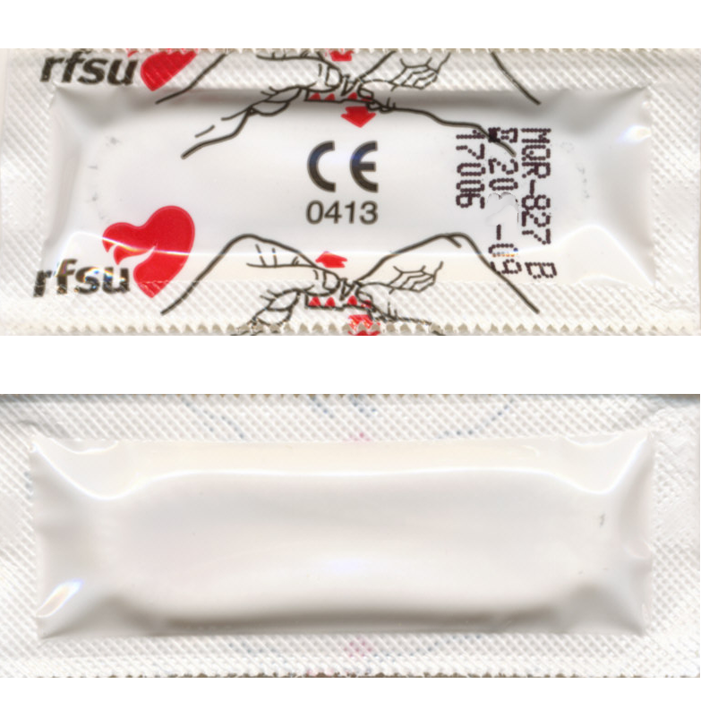 RFSU «17006» (Basic shape without glide) 30 trockene Kondome ohne Reservoir