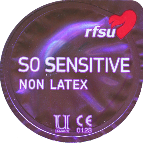 RFSU «Sensitive» (Almost Naked) 6 latex free condoms for an even better feeling