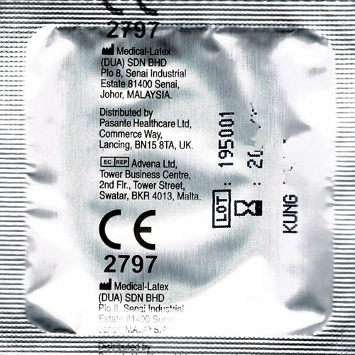 Kung «Tight» Very Slim Fit - 144 sehr enge Kondome mit 45mm Breite, Bulkpack