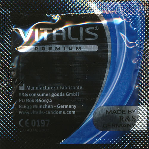 Vitalis PREMIUM «Delay & Cooling» 100 verzögernde Kondome - gegen vorzeitigen Samenerguss, Maxipack