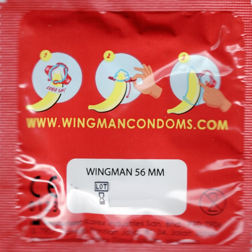 Wingman «Condoms» 3 Kondome mit Applikator zum Abrollen mit einer Hand