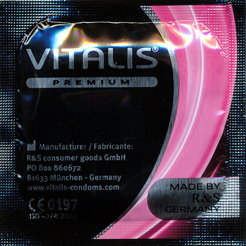 Vitalis PREMIUM «Sensation» 12x3 unglaublich stimulierende Kondome mit 3-in-1 Effekt, Sparpack