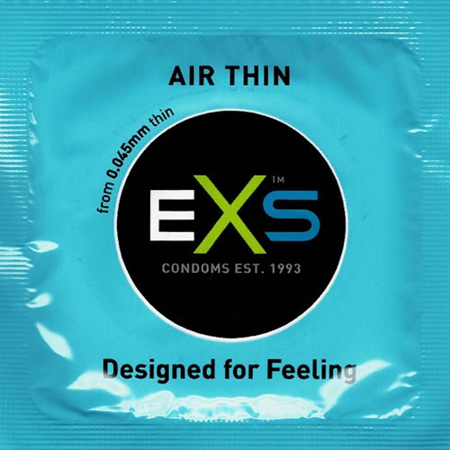 EXS Vorratsbeutel «Air Thin» 100 extradünne Kondome für ein Gefühl wie ohne Kondom