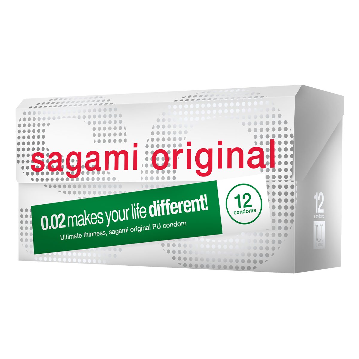 Sagami «Original 0.02» latexfrei, 12 ultradünne Kondome für Latex-Allergiker (1)