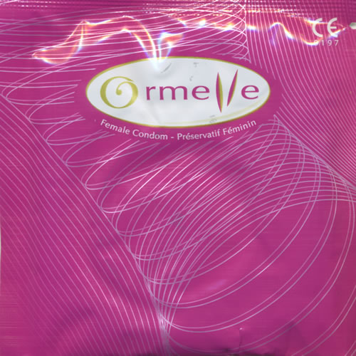 Ormelle «Female Condom» 5 French female condoms, made of latex
