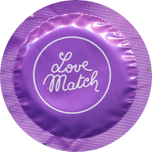 Love Match «Resistente» 6 verstärkte Kondome in Rundfolien