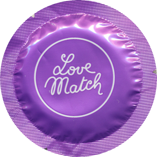 Love Match «Resistente» 6 stronger condoms in circular foils