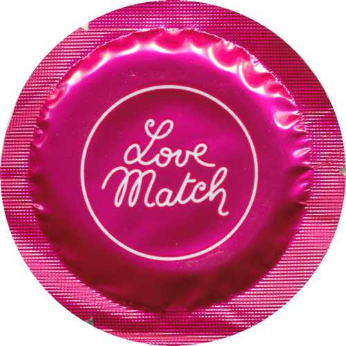 Love Match «Stimolante» 6 stimulating condoms in circular foils