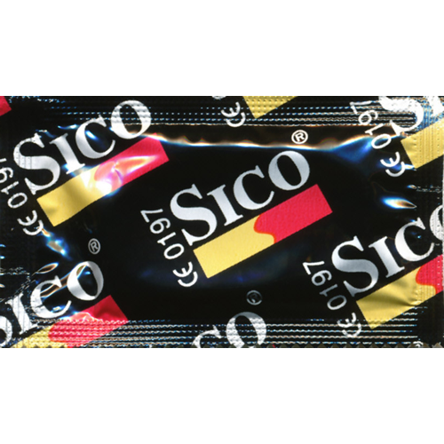 Sico «Grip» 3 condoms with firm ring for tight fit without slipping off
