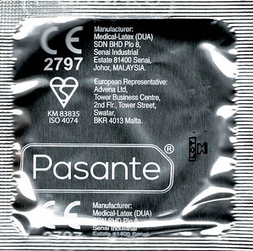 Pasante «Love» (bulk pack) 144 design condoms with generous comfort shape