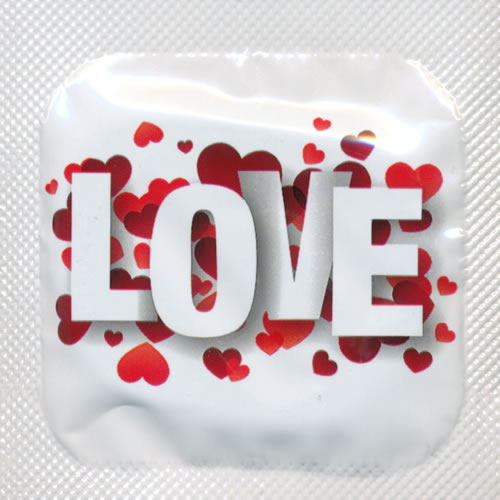 Pasante «Love» (bulk pack) 144 design condoms with generous comfort shape