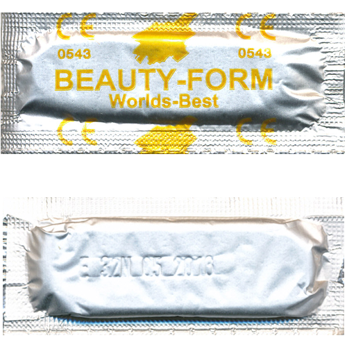 Worlds Best «Beauty Form» 10 larger condoms from Denmark - with shaped head