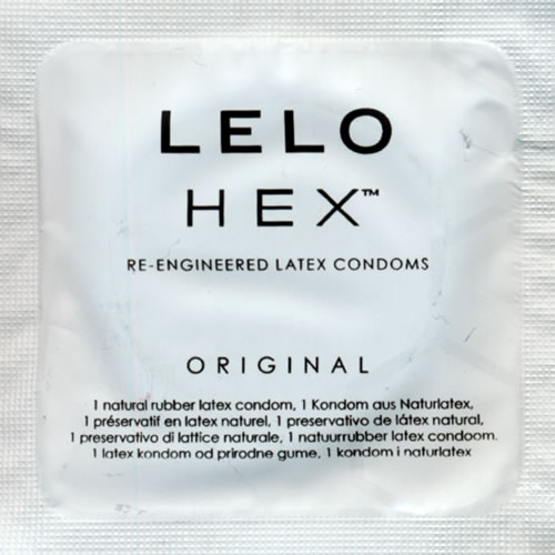 Lelo HEX™ «Original» the condom innovation with revolutionary hexagonal structure, 3 condoms