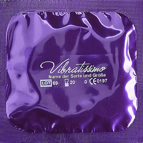 Vibratissimo «Nature» 100 wet condoms for safe contraception