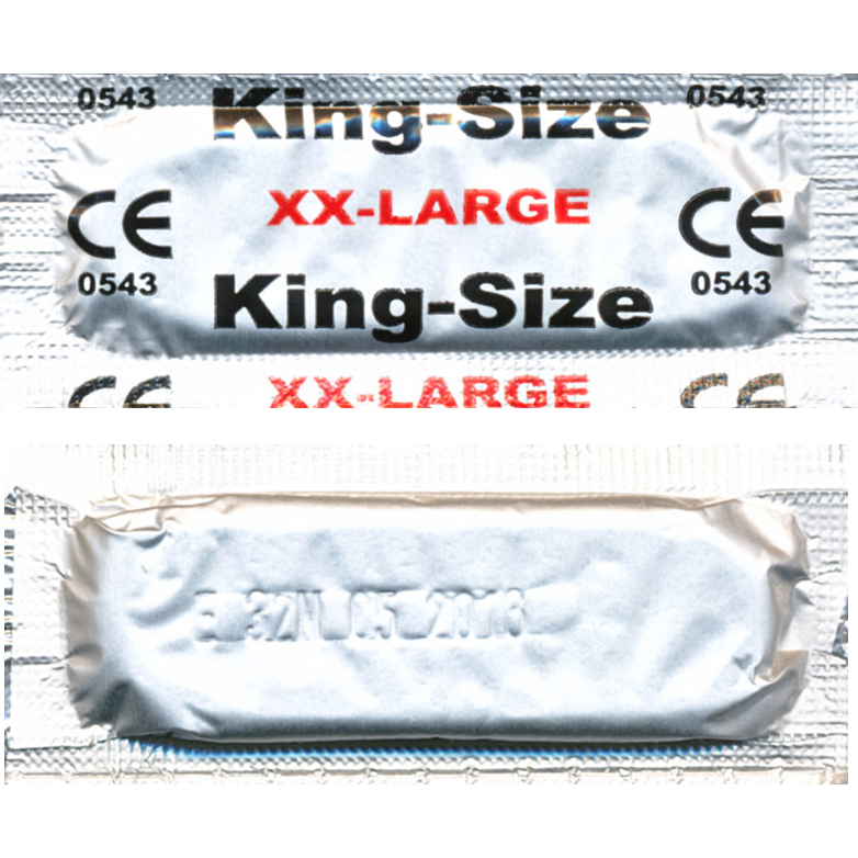 Worlds Best «King Size XX-Large» 10 extra große Kondome mit geformtem Ende