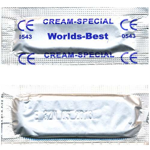 Worlds Best «Liberty Cream Special» 10 condoms from Denmark - with extra lubricant