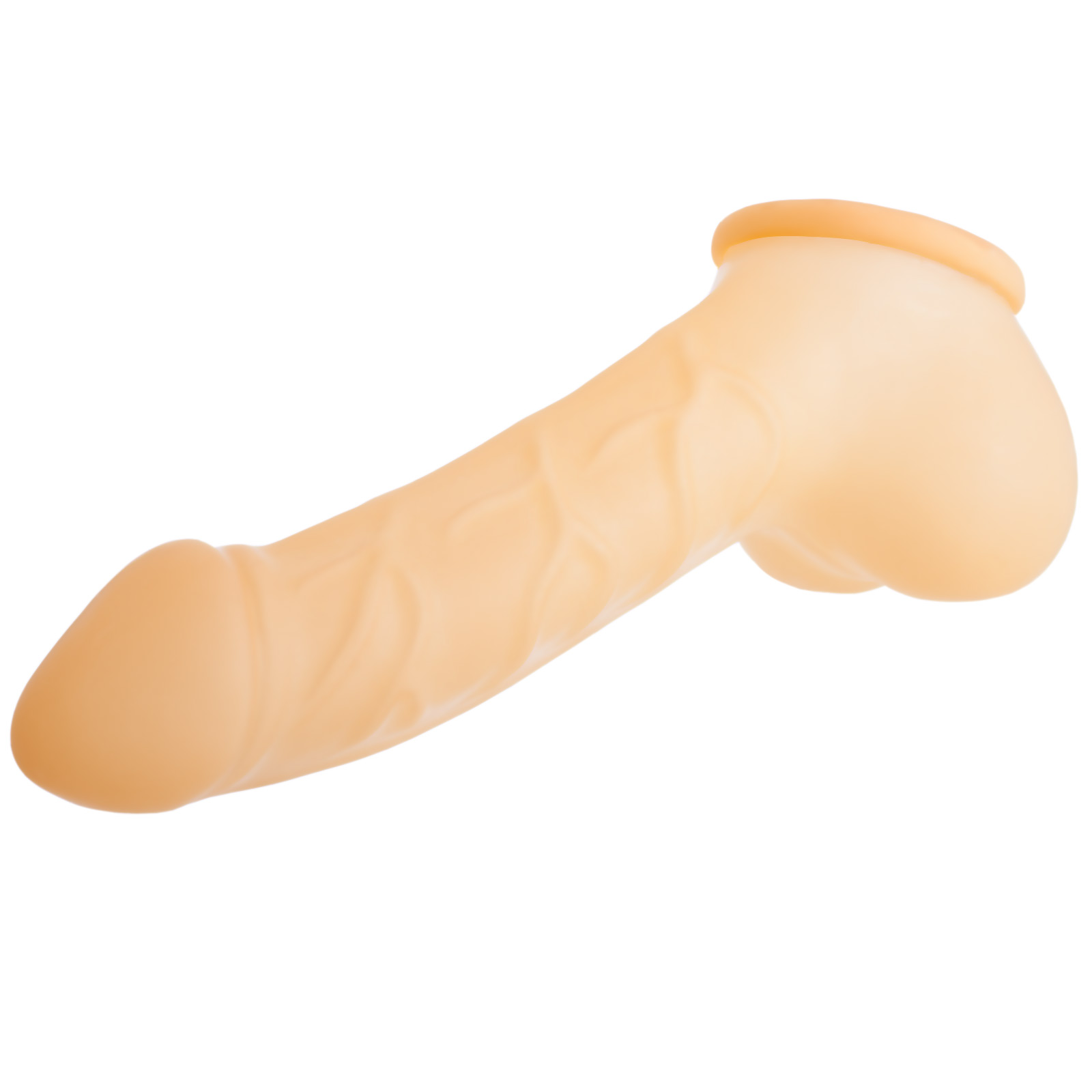 Toylie Latex-Penishülle «CARLOS» semi-transparent, mit starker Äderung und Hodensack