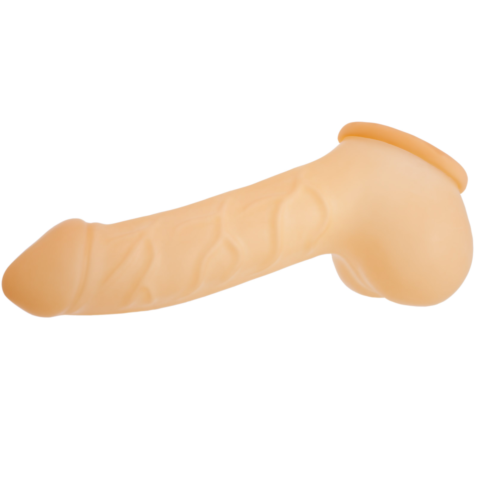 Toylie Latex-Penishülle «CARLOS» semi-transparent, mit starker Äderung und Hodensack