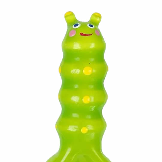 XL novelty condom with figure «Worm», 1 piece, hand-painted