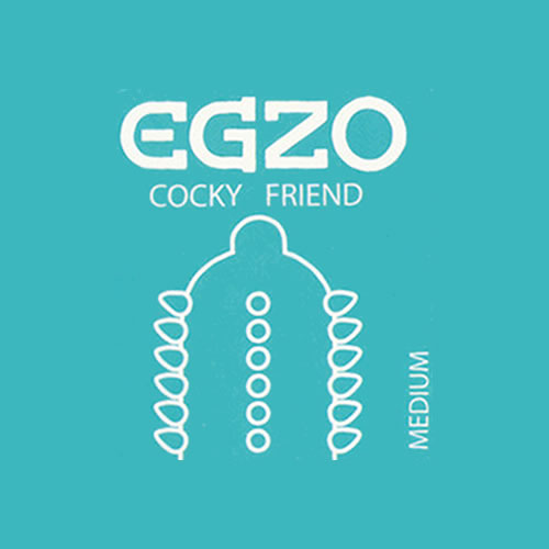EGZO CF-5 (medium) «Tough Cat» 1 special condom with extremely stimulating spikes