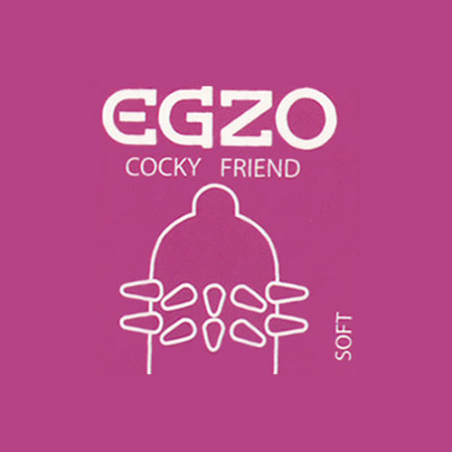 EGZO «Cocky Friends» 8 special condoms with extremely stimulating spikes, mix pack